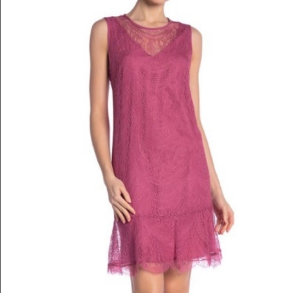 Nanette Lepore pink dress sz 6